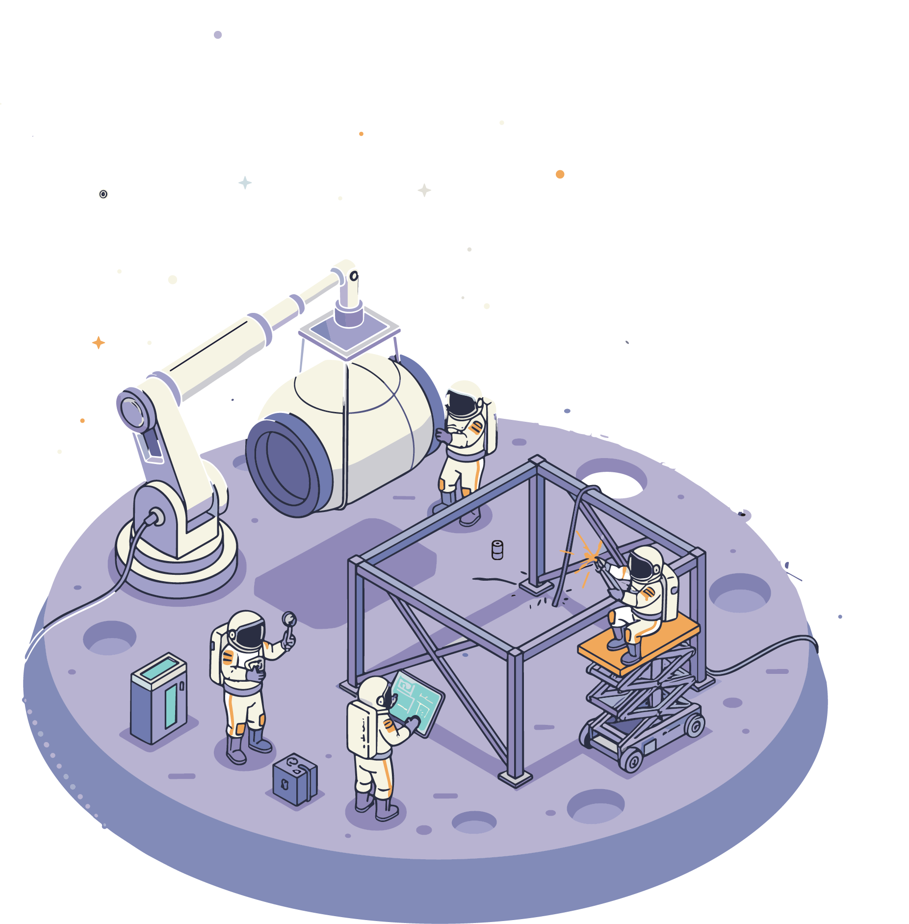 Present phase illustration